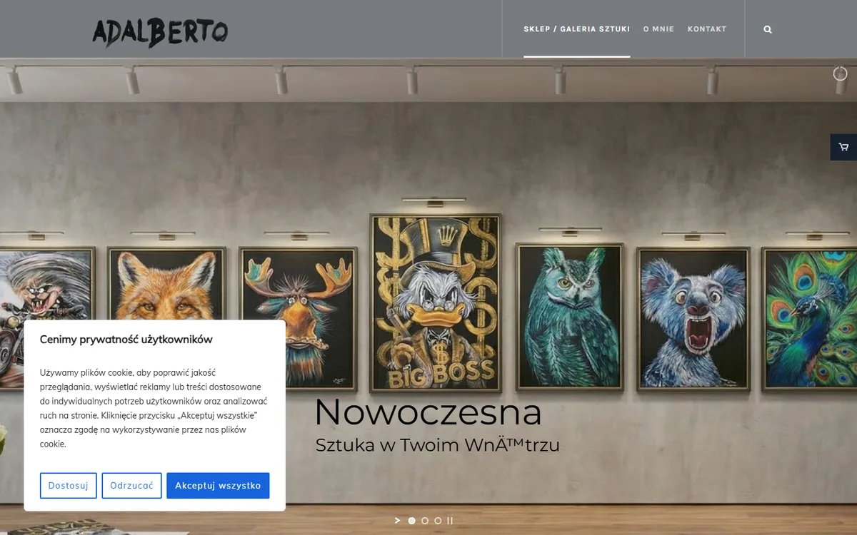 Tutino — zrzut strony